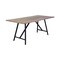 Armen Living Koala Outdoor Patio Light Eucalyptus Wood and Metal Rectangle Dining Table 840254332300 - alternate 1